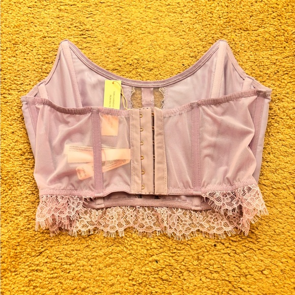 Victorias Secret Dream Angels Strapless Embroidered Floral Corset Bra - Picture 4 of 6